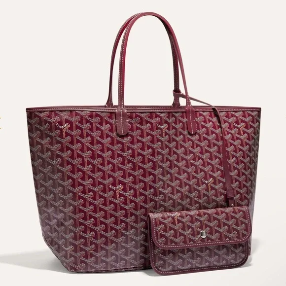 NWT Goyard Saint Louis PM Tote - Burgundy - Picture 6 of 6